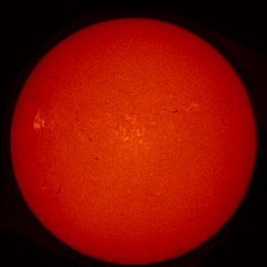 Image of Sun's chromosphere