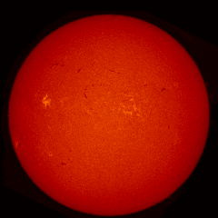 Image of Sun's chromosphere