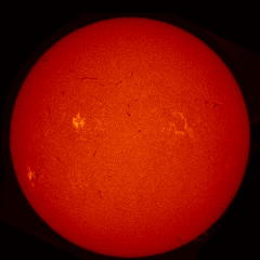 Image of Sun's chromosphere