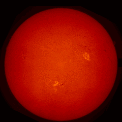 Image of Sun's chromosphere