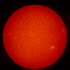 Image of Sun's chromosphere