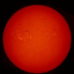 Image of Sun's chromosphere