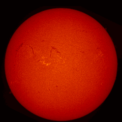 Image of Sun's chromosphere