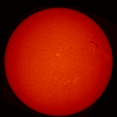 Image of Sun's chromosphere