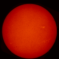 Image of Sun's chromosphere