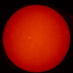 Image of Sun's chromosphere