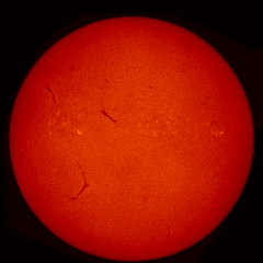 Image of Sun's chromosphere