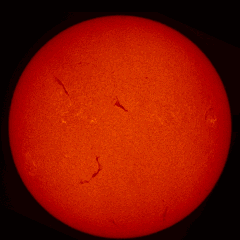 Image of Sun's chromosphere