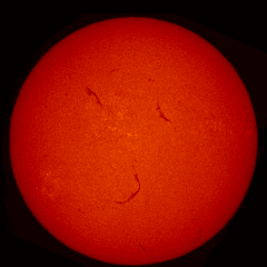 Image of Sun's chromosphere