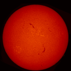 Image of Sun's chromosphere