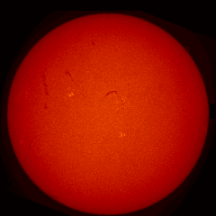 Image of Sun's chromosphere