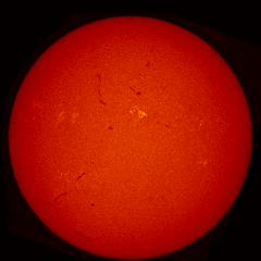 Image of Sun's chromosphere