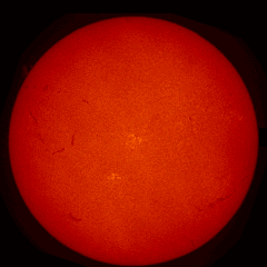 Image of Sun's chromosphere