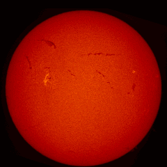 Image of Sun's chromosphere