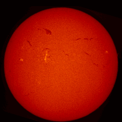 Image of Sun's chromosphere