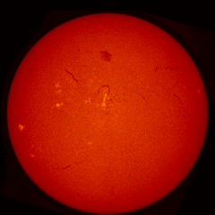 Image of Sun's chromosphere