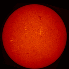 Image of Sun's chromosphere