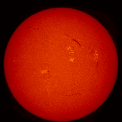 Image of Sun's chromosphere