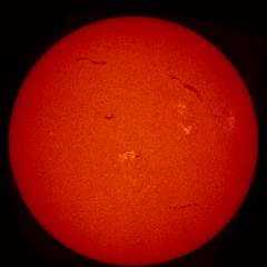 Image of Sun's chromosphere