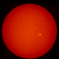 Image of Sun's chromosphere