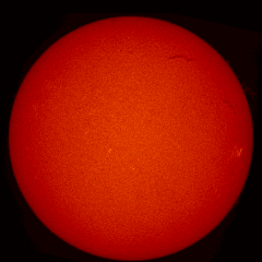 Image of Sun's chromosphere