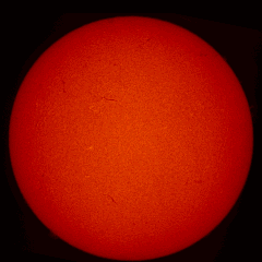 Image of Sun's chromosphere