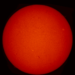 Image of Sun's chromosphere