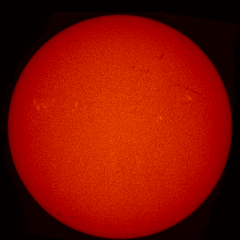 Image of Sun's chromosphere