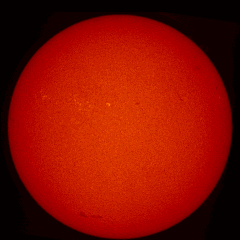 Image of Sun's chromosphere