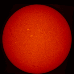 Image of Sun's chromosphere