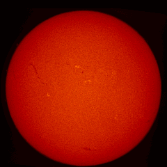 Image of Sun's chromosphere