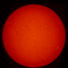 Image of Sun's chromosphere