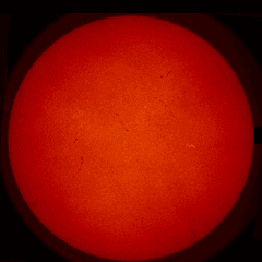 Image of Sun's chromosphere