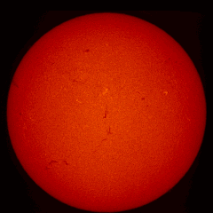 Image of Sun's chromosphere