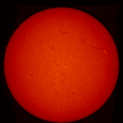 Image of Sun's chromosphere