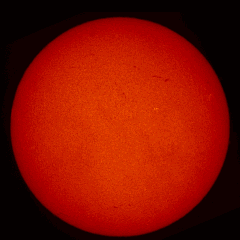 Image of Sun's chromosphere