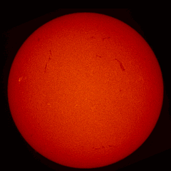 Image of Sun's chromosphere