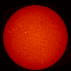 Image of Sun's chromosphere