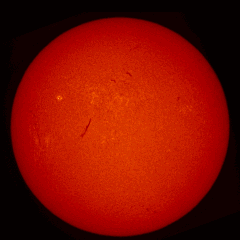 Image of Sun's chromosphere