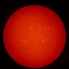 Image of Sun's chromosphere