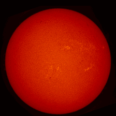 Image of Sun's chromosphere