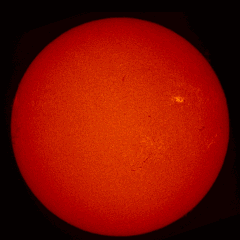 Image of Sun's chromosphere