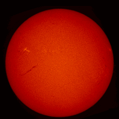 Image of Sun's chromosphere