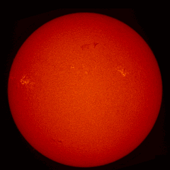 Image of Sun's chromosphere