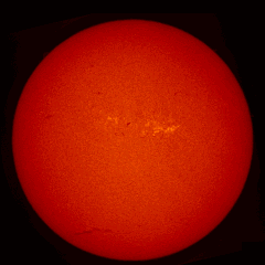 Image of Sun's chromosphere