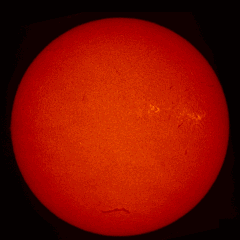 Image of Sun's chromosphere