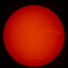 Image of Sun's chromosphere