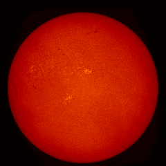 Image of Sun's chromosphere