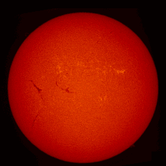 Image of Sun's chromosphere