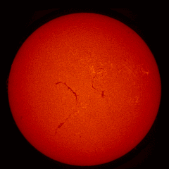 Image of Sun's chromosphere